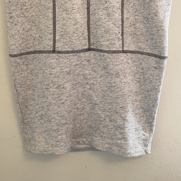 French Connection Grey Sweatshirt Dress - Picture 3 of 6